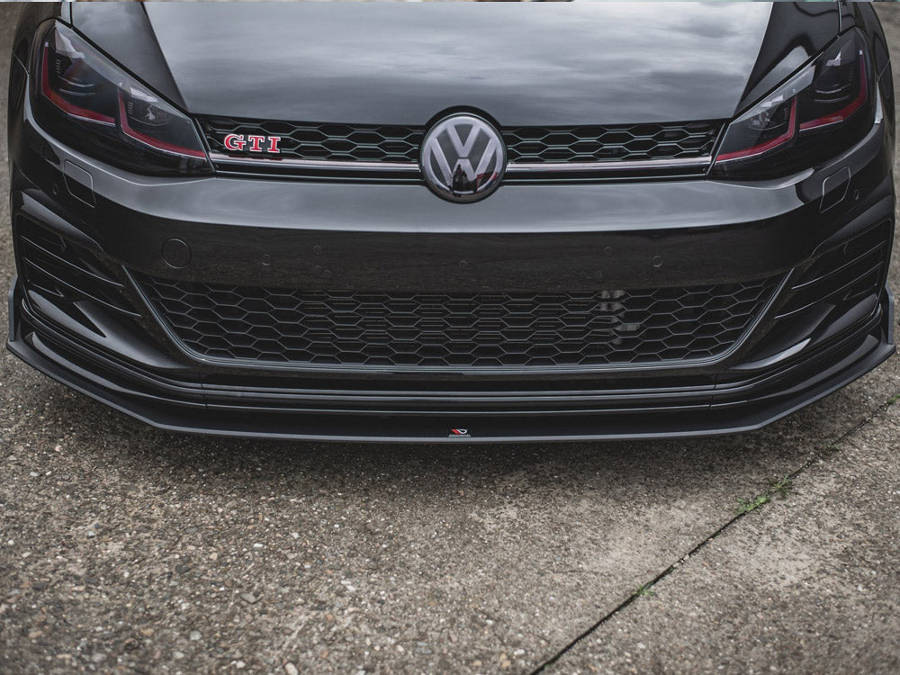 Street PRO Front Splitter VW Golf 7 GTI TCR - Black-Red