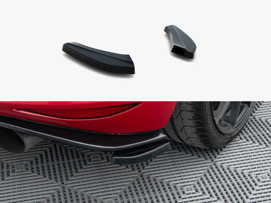 Rear Side Splitters VW Golf Mk7 GTI Clubsport - Carbon Look
