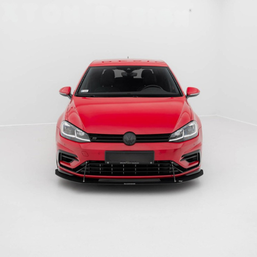 Hybrid Front Racing Splitter VW Golf 7 R / R-Line Facelift