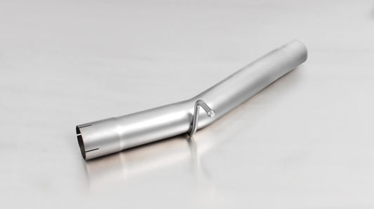 Remus Exhaust Non-Resonated Cat back System Left/Right with 4 tail pipes 102 mm angled, straight cut, chromed - Golf Mk7 Hatchback 2.0 R 228 kW CJXG 2017-