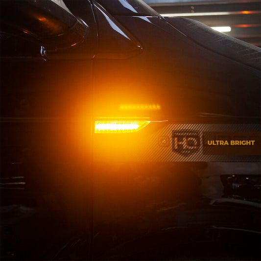 VW Transporter T6 – Sequential Side Repeaters – LED – Ultra Bright – Smoke