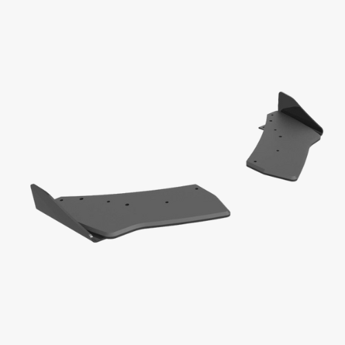 Street PRO Rear Side Splitters + Flaps VW Golf R Mk7