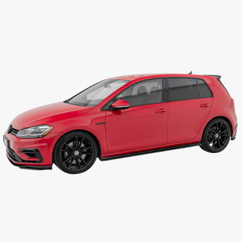 Side Skirts Diffusers V.4 Volkswagen Golf R / R-Line Mk7 Facelift