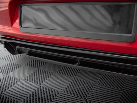 Central Rear Splitter VW Golf GTI Mk7 Clubsport - Textured