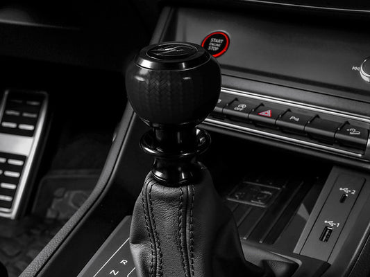 Leyo Motorsport Carbon Fiber DSG Shift Knob (Black Anodized)