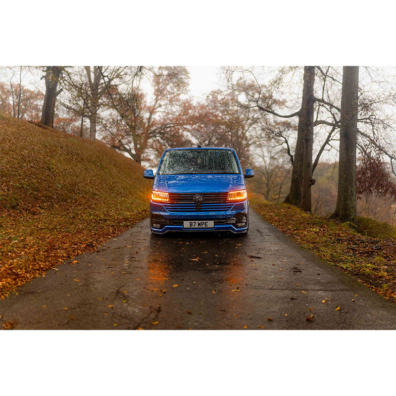 VW Transporter T6.1 – FULL LED Headlights with Audi style Dynamic Indicator and DRL (RHD)