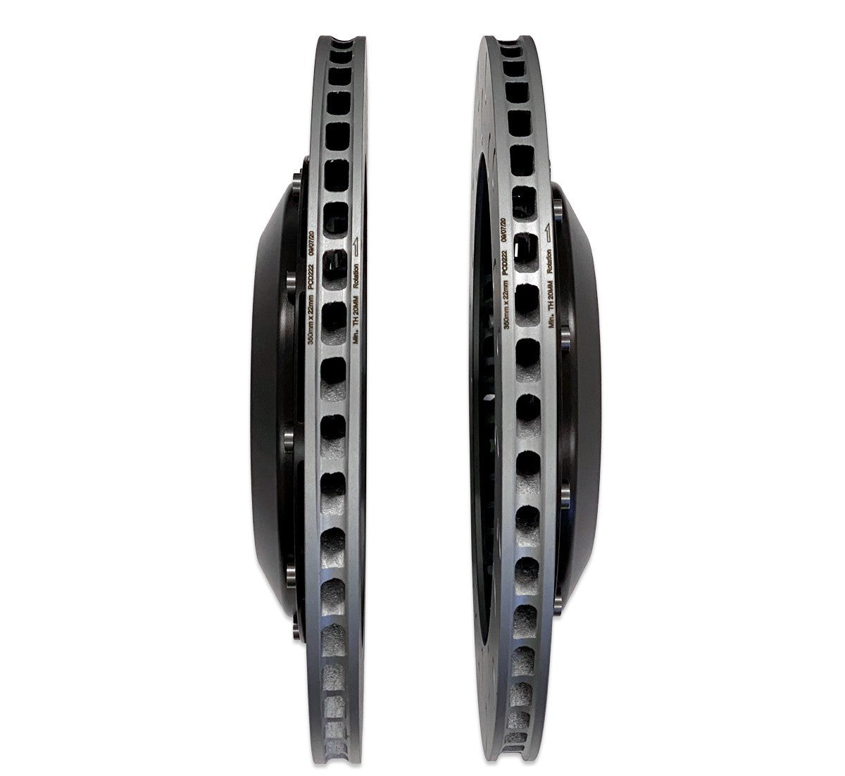 034Motorsport 350mm 2-Piece Floating Rear Disc Upgrade - MQB