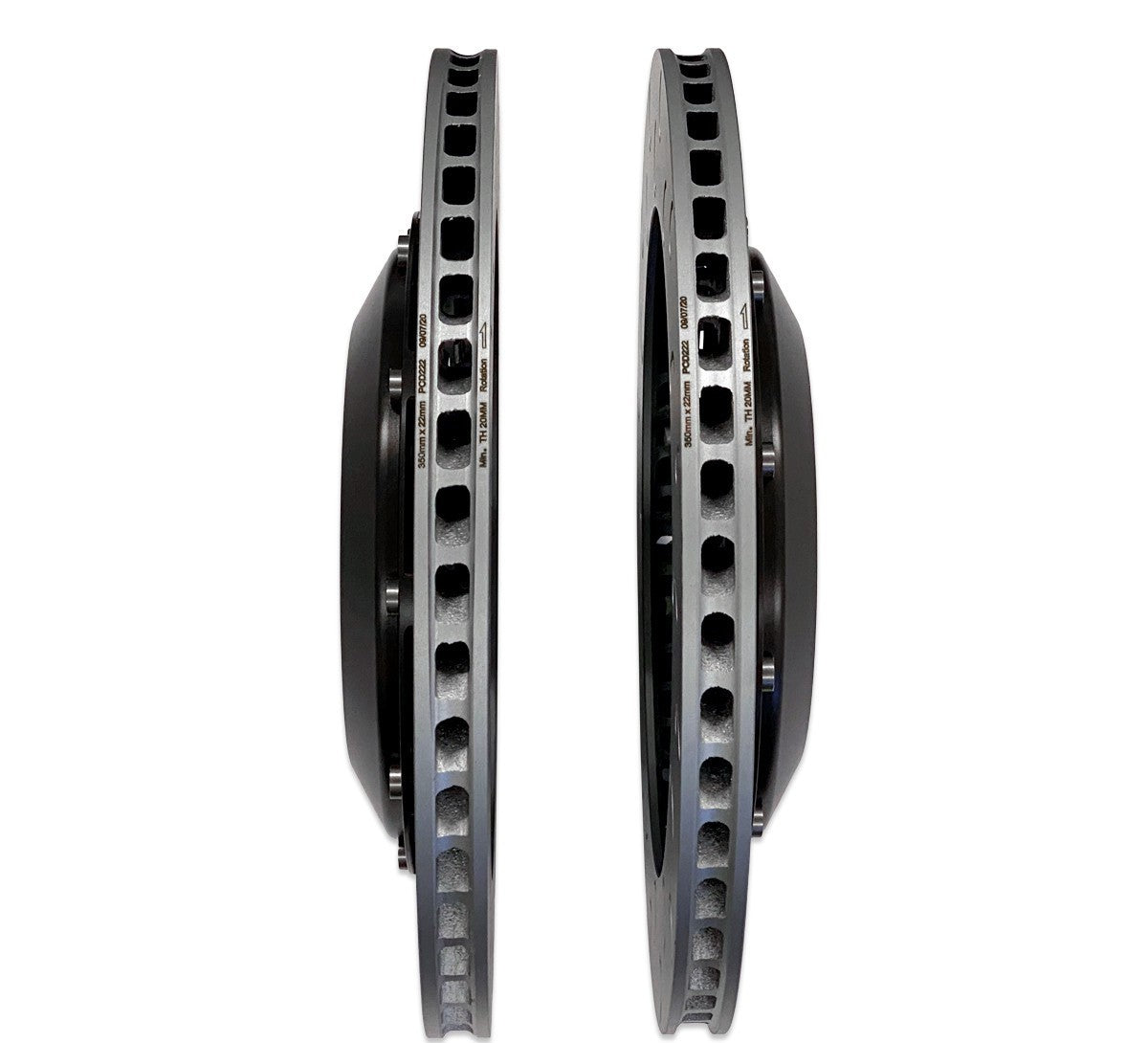 034Motorsport 350mm 2-Piece Floating Rear Disc Upgrade - MQB