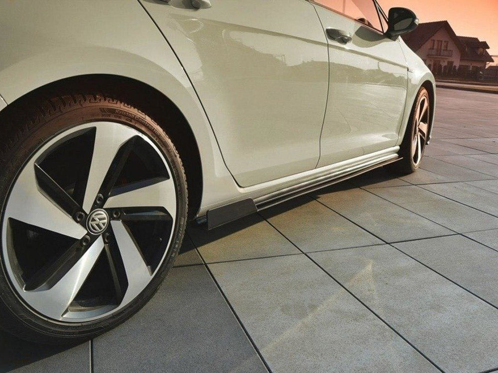 Racing Side Skirt Diffusers Volkswagen Golf GTI Mk7 Facelift