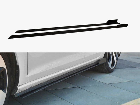 Racing Side Skirt Diffusers Volkswagen Golf GTI Mk7 Facelift