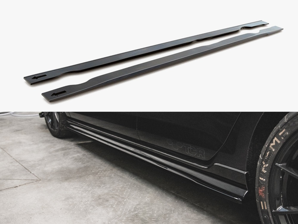Side Skirt Diffusers Volkswagen Golf GTI TCR Mk7 Facelift