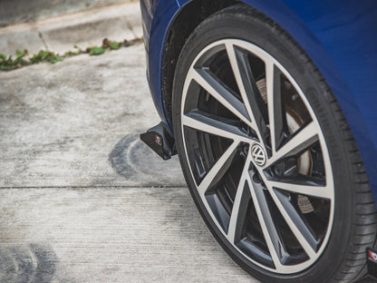 Street PRO Rear Side Splitters + Flaps Volkswagen Golf R Mk7 Facelift