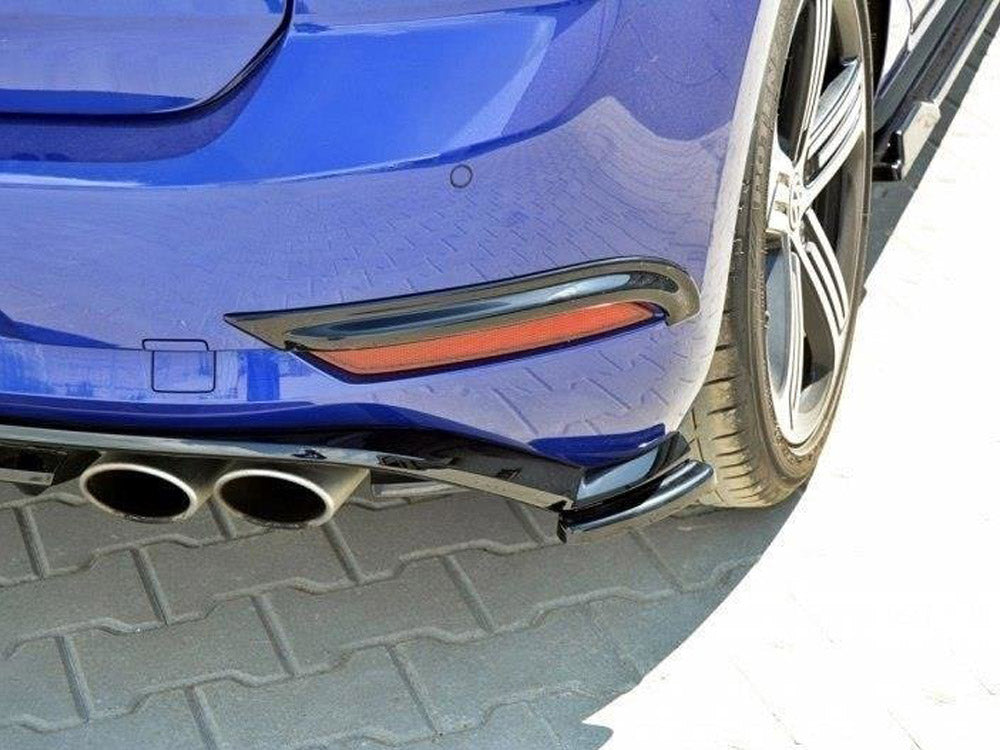Rear Frame R70 Rear Frames For Lights VW Golf 7 R / R-Line Facelift - Carbon Look ...