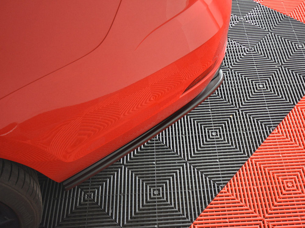 Rear Side Splitters V.1 VW Golf 7 R Variant Facelift - Carbon Look