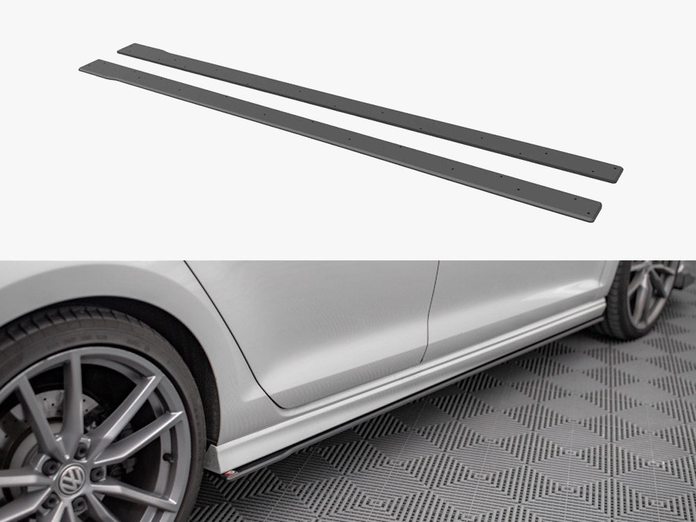 Street PRO Side Skirts Diffusers VW Golf R Mk7