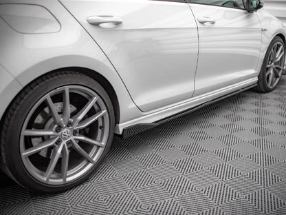 Side Skirts Diffusers V.2 VW Golf R / R-Line Mk7