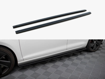 Side Skirt Diffusers V.1 Volkswagen Golf GTI / GTD Mk7 / Mk7 Facelift (wide)