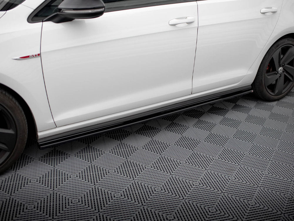 Side Skirt Diffusers V.1 Volkswagen Golf GTI / GTD Mk7 / Mk7 Facelift (wide)