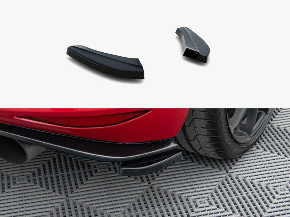 Rear Side Splitters VW Golf Mk7 GTI Clubsport - Textured
