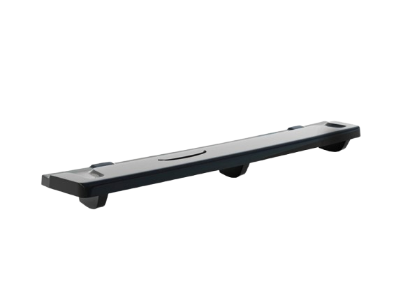 Central Rear Splitter (Vertical Bars) VW Golf R Mk7 - Carbon Look