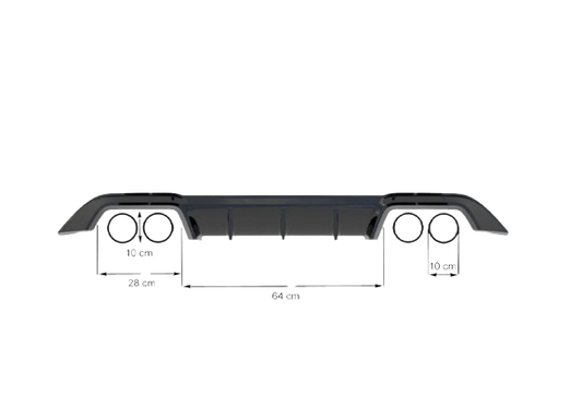 Rear Valance VW Golf R Mk7