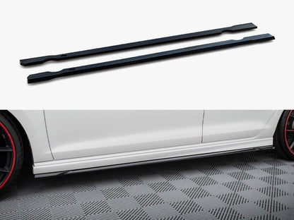 Side Skirts Diffusers V.4 Volkswagen Golf R / R-Line Mk7