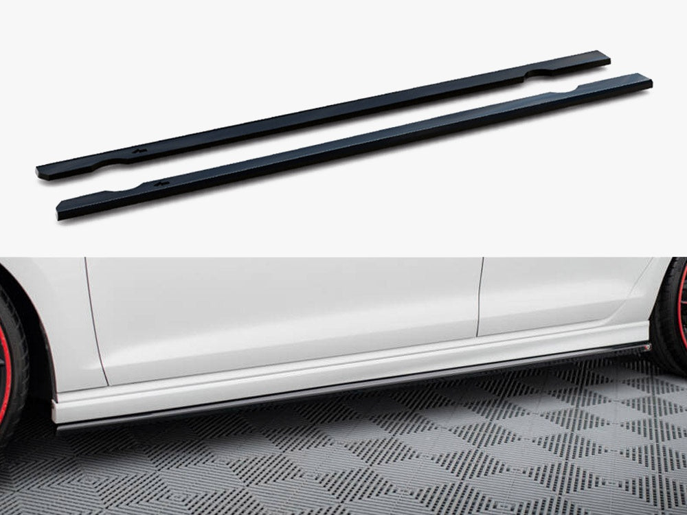 Side Skirts Diffusers V.3 Volkswagen Golf R / R-Line Mk7