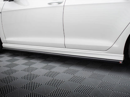 Side Skirts Diffusers V.3 Volkswagen Golf R / R-Line Mk7