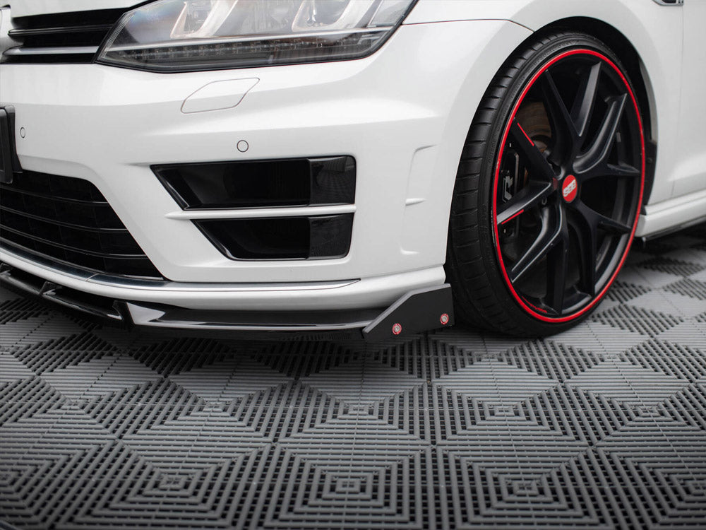 Front Splitter V.5 + Flaps Volkswagen Golf R / R-Line Mk7