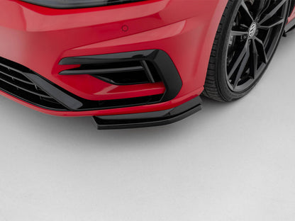Front Side Splitters Volkswagen Golf R / R-Line Mk7 Facelift