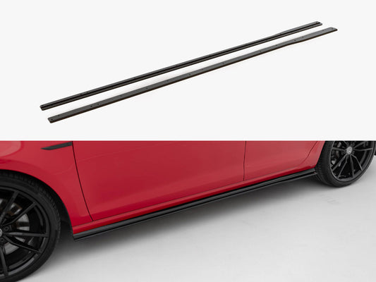 Street PRO Side Skirts Diffusers Volkswagen Golf R / R-Line Mk7 Facelift