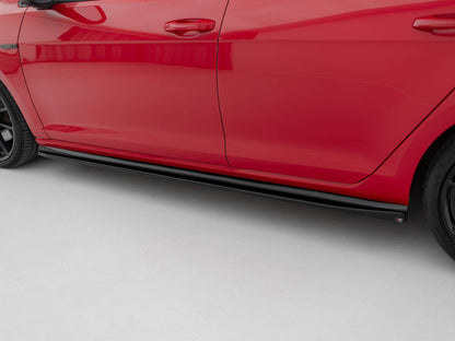 Side Skirts Diffusers V.4 Volkswagen Golf R / R-Line Mk7 Facelift