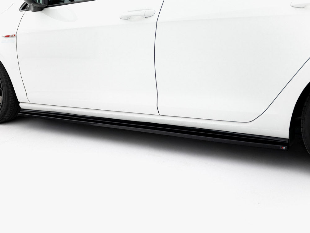 Side Skirt Diffusers V.2 Volkswagen Golf GTI / GTD Mk7 / Mk7 Facelift (narrow)