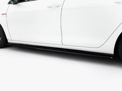 Side Skirt Diffusers V.2 Volkswagen Golf GTI / GTD Mk7 / Mk7 Facelift (narrow)