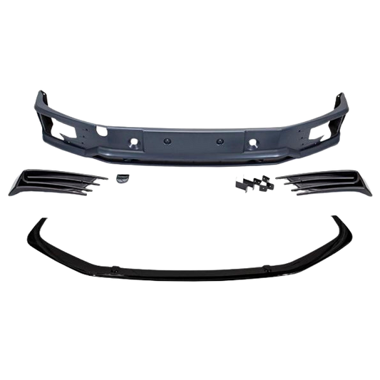 VW Transporter T6 – Lower Bumper Spoiler – + Splitter Package – Sportline