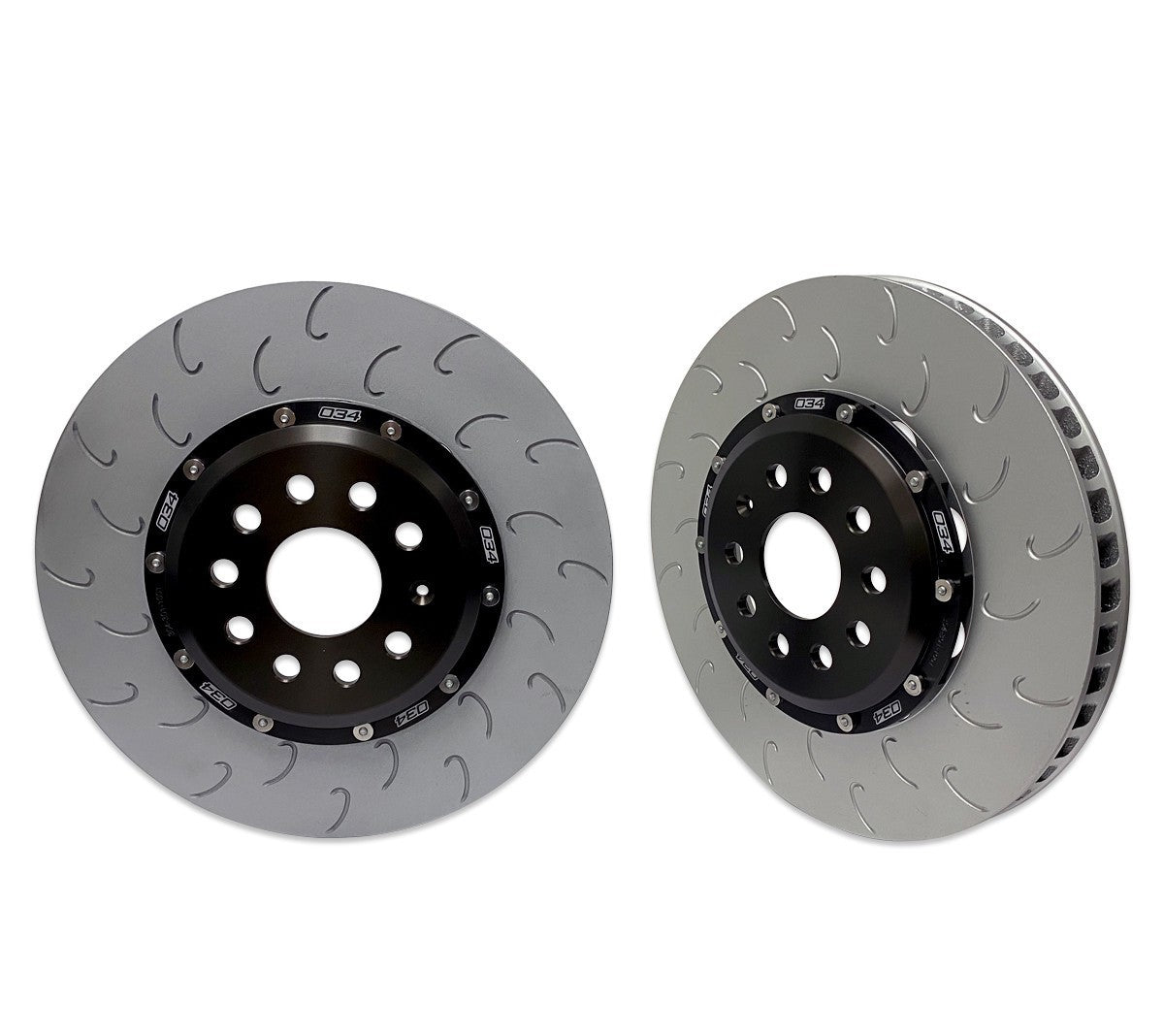 034Motorsport 2-piece Floating Front Brake Rotor Upgrade Kit - 8V/8V.5 S3 Mk7/7.5 GTI/R