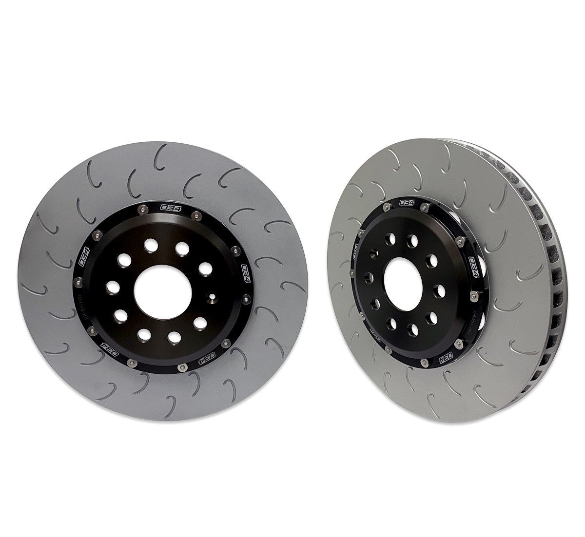 034Motorsport 2-piece Floating Front Brake Rotor Upgrade Kit - 8V/8V.5 S3 Mk7/7.5 GTI/R