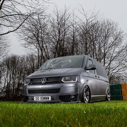 VW Transporter T5.1 (2010-15) – Headlights – Sequential Indicator – V3 – LED DRL – RHD – Black