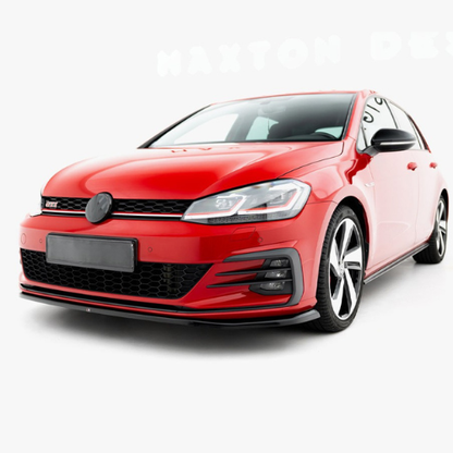 Front Splitter V.4 Volkswagen Golf GTI / GTD Mk7 Facelift