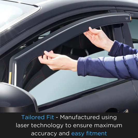 VW Golf MK7 2012-2020 5-Door Hatchback Wind Deflectors 4pc Set