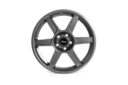 Racingline R-06 8.5J x 18inch Alloy Wheel Set - Gloss Gunmetal Grey