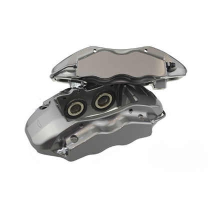 Vagbremtechnic Front Brake Kit - 4 Piston Brembo Caliper - 340x30mm OE 1 Piece Discs - PQ35 / MQB