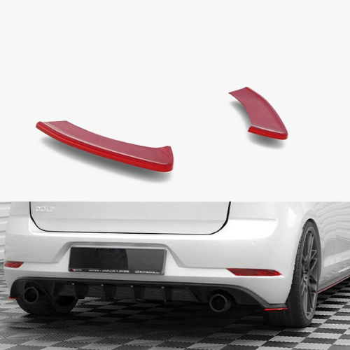 Rear Side Splitters V.2 Volkswagen Golf GTI Mk7 Facelift