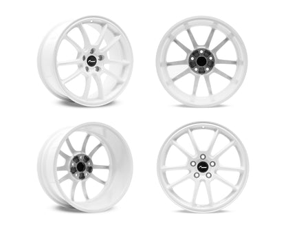 Racingline Performance Racingline Cup Edition 'EVO' 8.5J x 18inch Alloy Wheel Set - Motorsport White