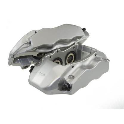 Vagbremtechnic Front Brake Kit - 4 Piston Brembo Caliper - 340x30mm OE 1 Piece Discs - PQ35 / MQB