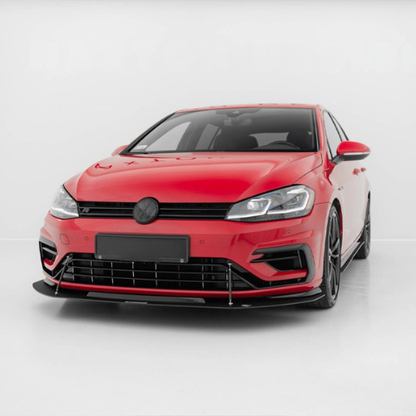 Hybrid Front Racing Splitter VW Golf 7 R / R-Line Facelift