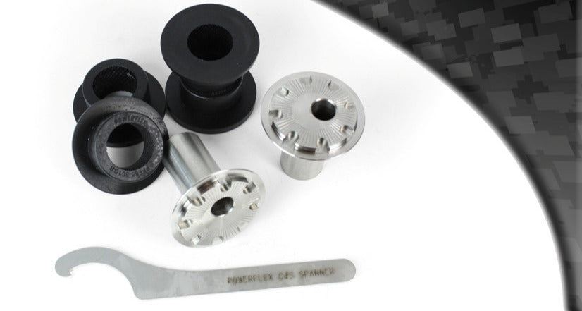 Powerflex Track Front Wishbone Front Bushes Camber Adjustable - RS3 8Y - PFF85-501GBLK