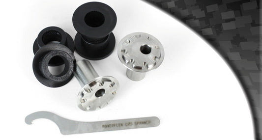 Powerflex Track Front Wishbone Front Bushes Camber Adjustable - RS3 8Y - PFF85-501GBLK