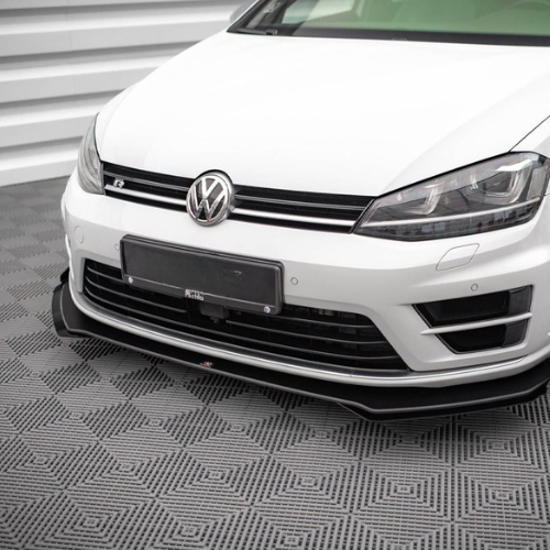 Street PRO Front Splitter V.1 + Flaps VW Golf R Mk7