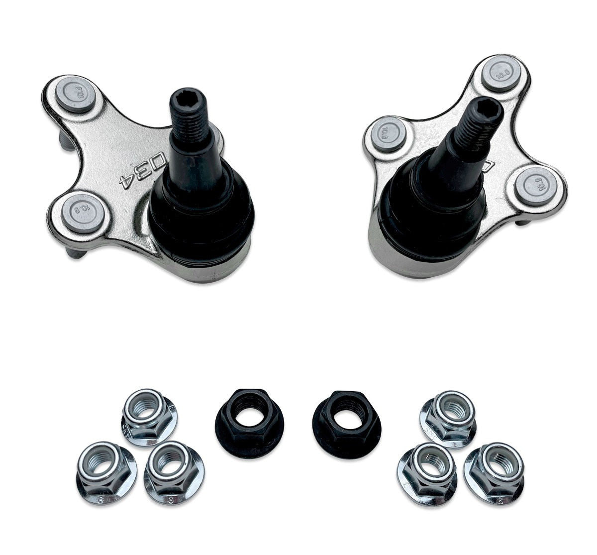 034Motorsport Dynamic+ Camber & Roll Centre Adjusting Ball Joint Kit - MQB / MQB EVO